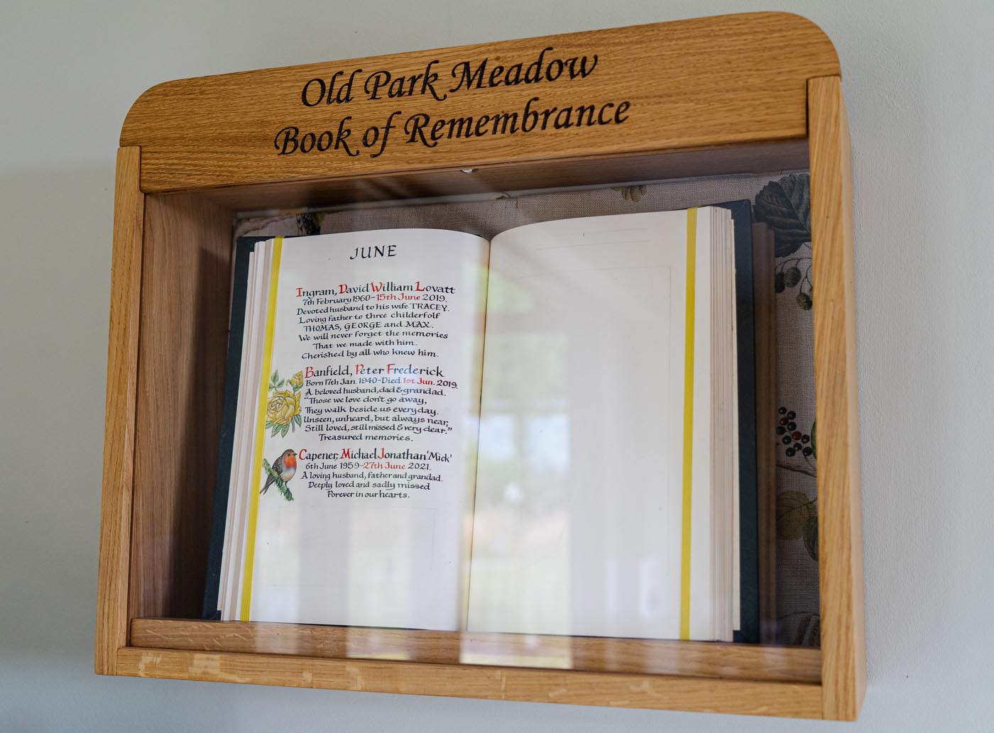 Book of Remembrance-Memorials